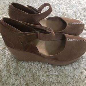 antelope mary jane platform wedge